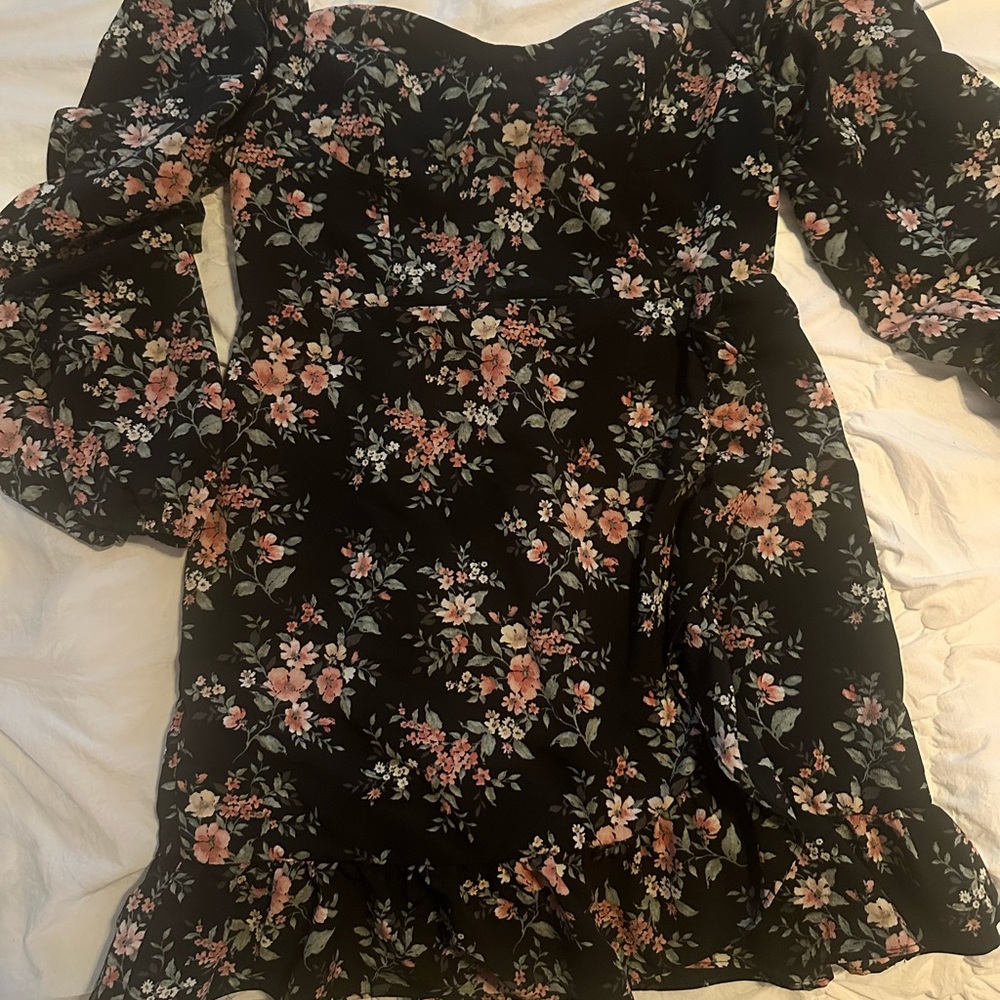 Floral dress forever 21 size L